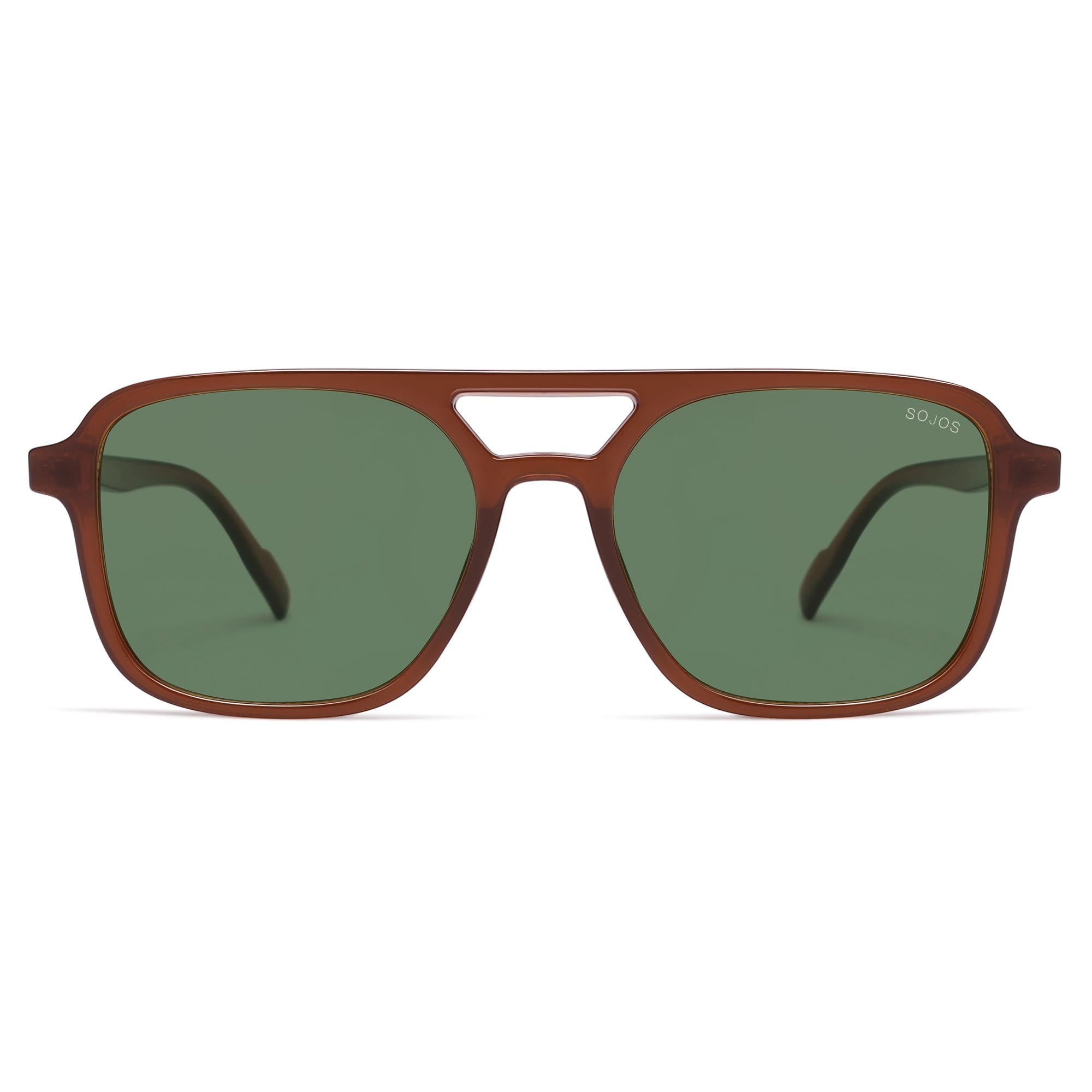 Sojos Retro Aviator Sunglasses Women Men Trendy Rectangle Shades