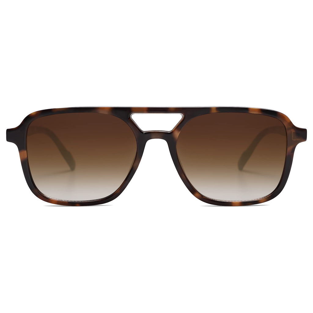 Sojos Retro Aviator Sunglasses Women Men Trendy Rectangle Shades