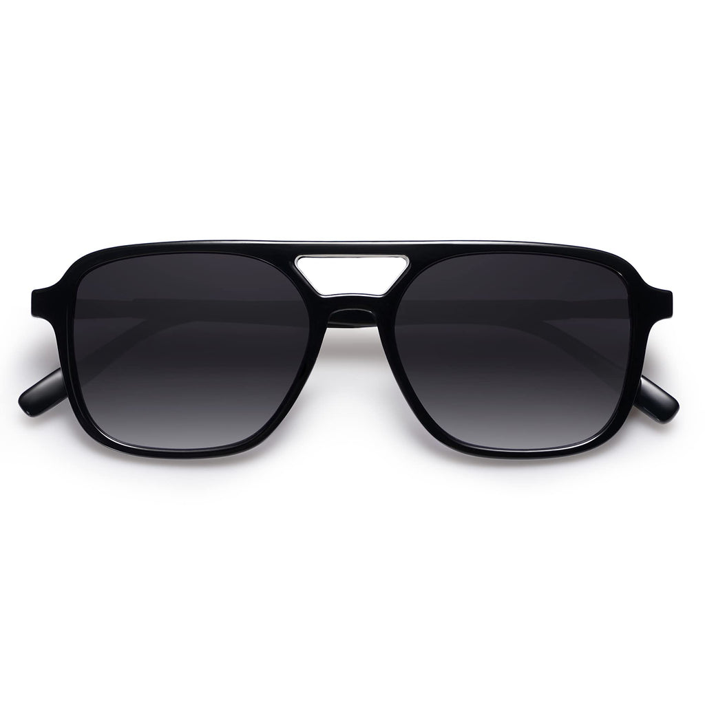 Sojos Retro Aviator Sunglasses Women Men Trendy Rectangle Shades