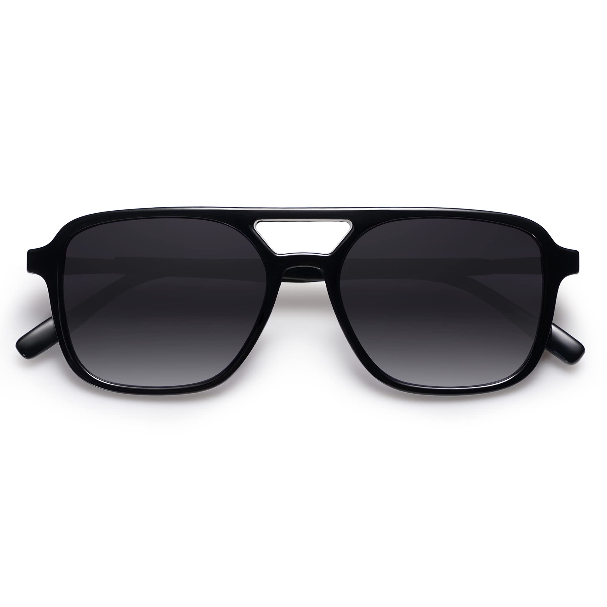 Sojos Retro Aviator Sunglasses Women Men Trendy Rectangle Shades