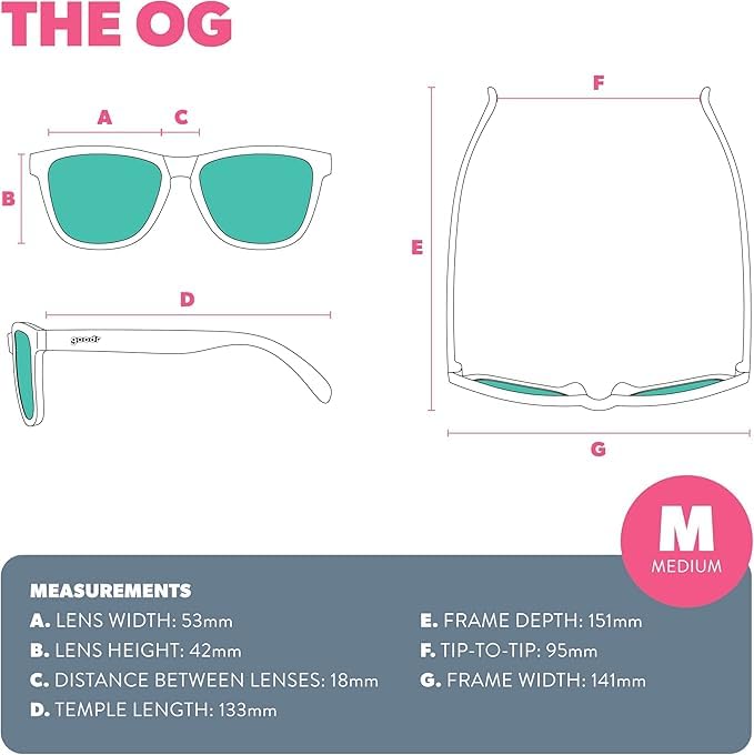 goodr OG Polarized Sunglasses Women & Men