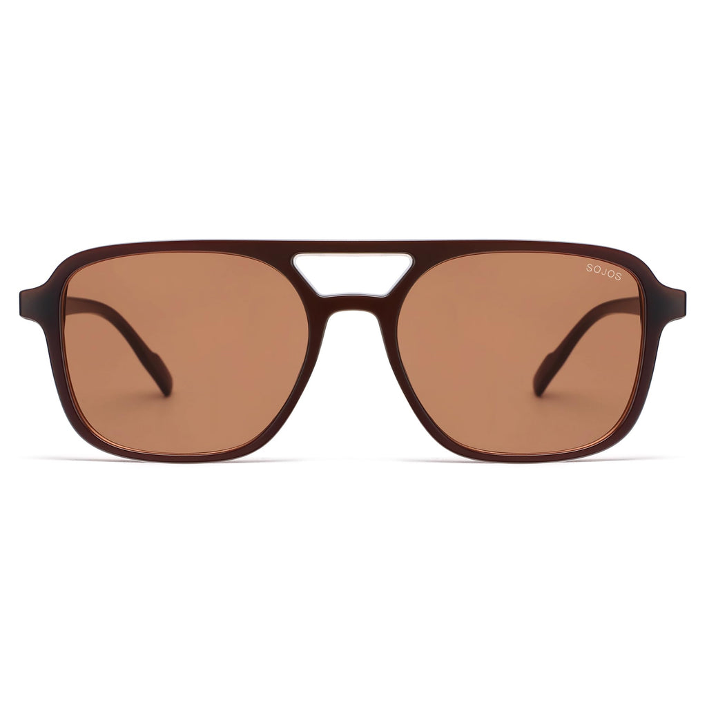 Sojos Retro Aviator Sunglasses Women Men Trendy Rectangle Shades