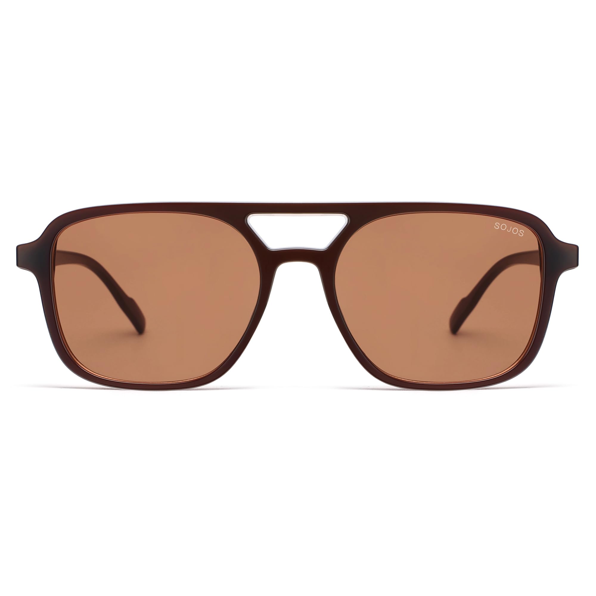 Sojos Retro Aviator Sunglasses Women Men Trendy Rectangle Shades