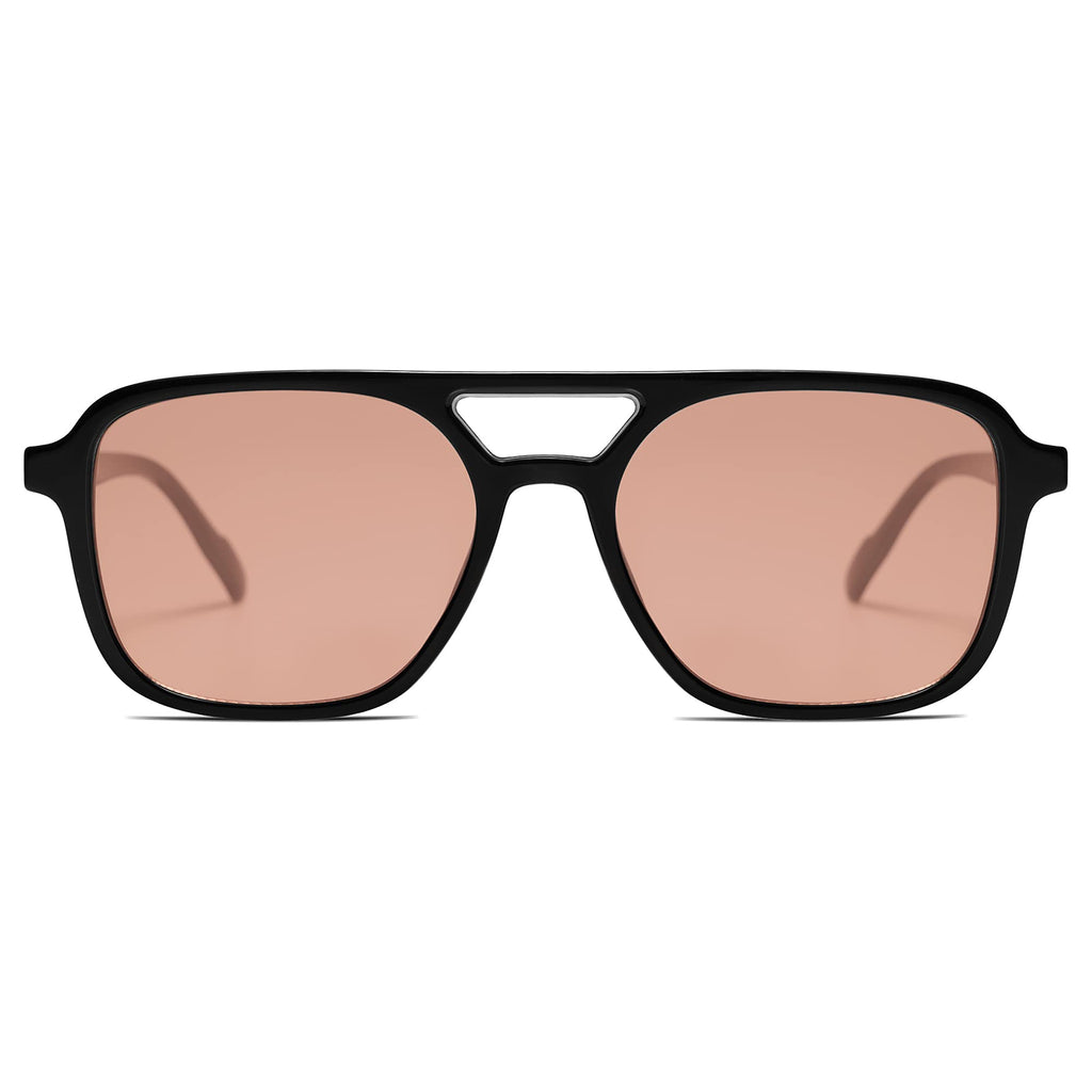 Sojos Retro Aviator Sunglasses Women Men Trendy Rectangle Shades