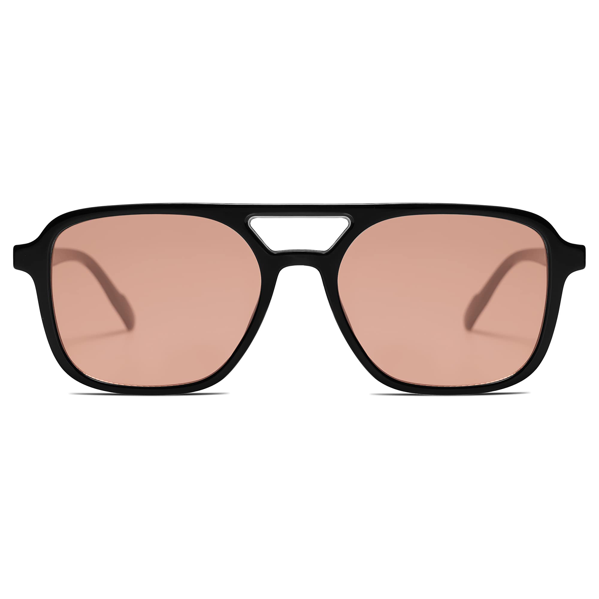Sojos Retro Aviator Sunglasses Women Men Trendy Rectangle Shades