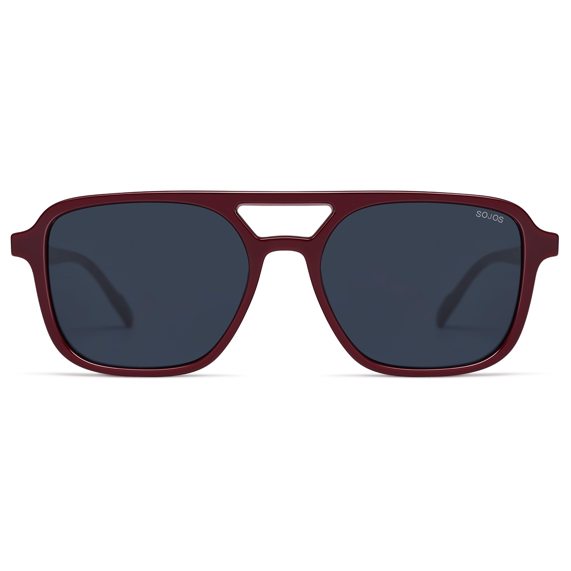 Sojos Retro Aviator Sunglasses Women Men Trendy Rectangle Shades