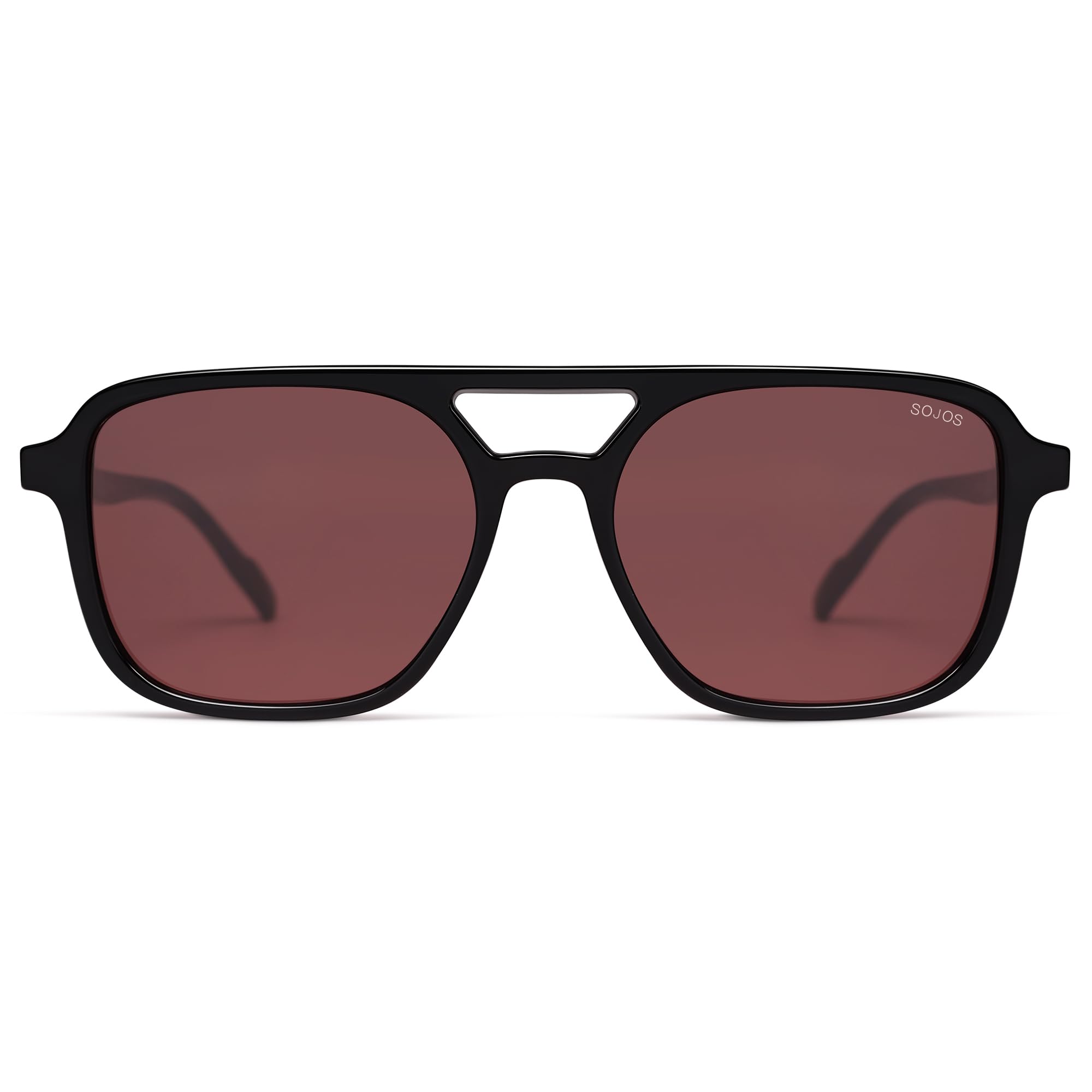 Sojos Retro Aviator Sunglasses Women Men Trendy Rectangle Shades