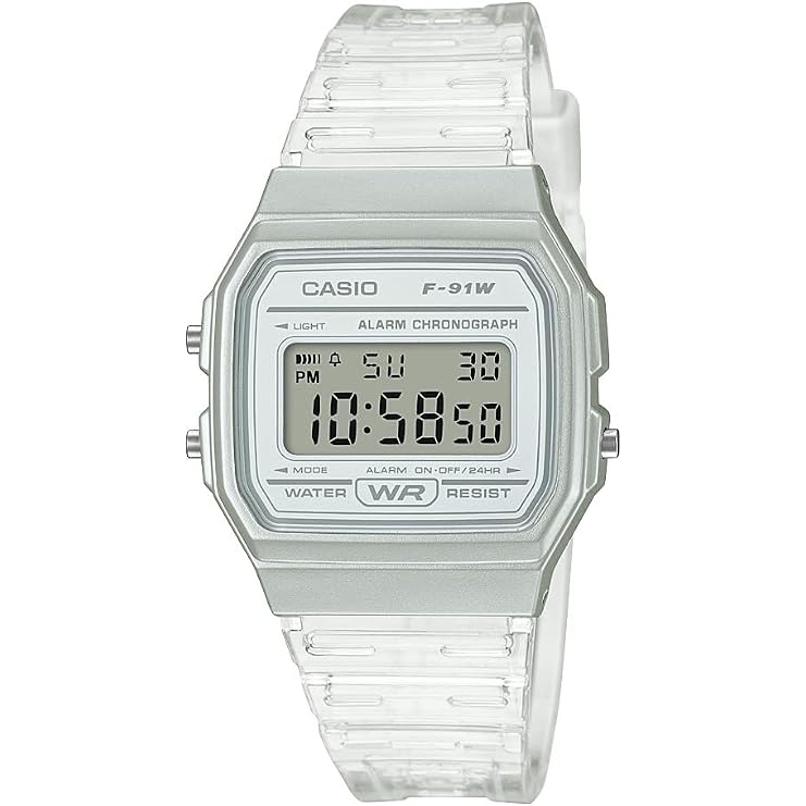 Casio F91W Series | Digital Watch | Water Resistant | LED Light