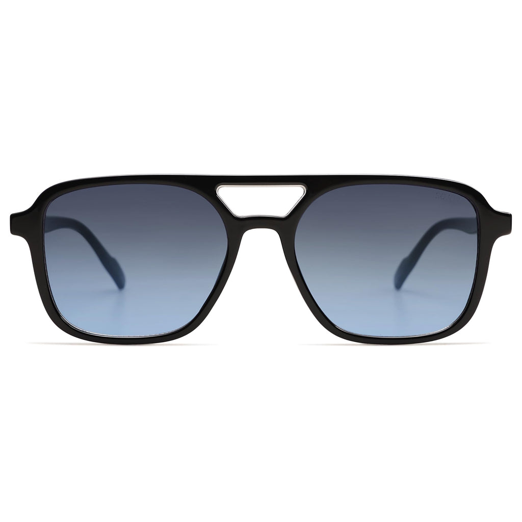 Sojos Retro Aviator Sunglasses Women Men Trendy Rectangle Shades