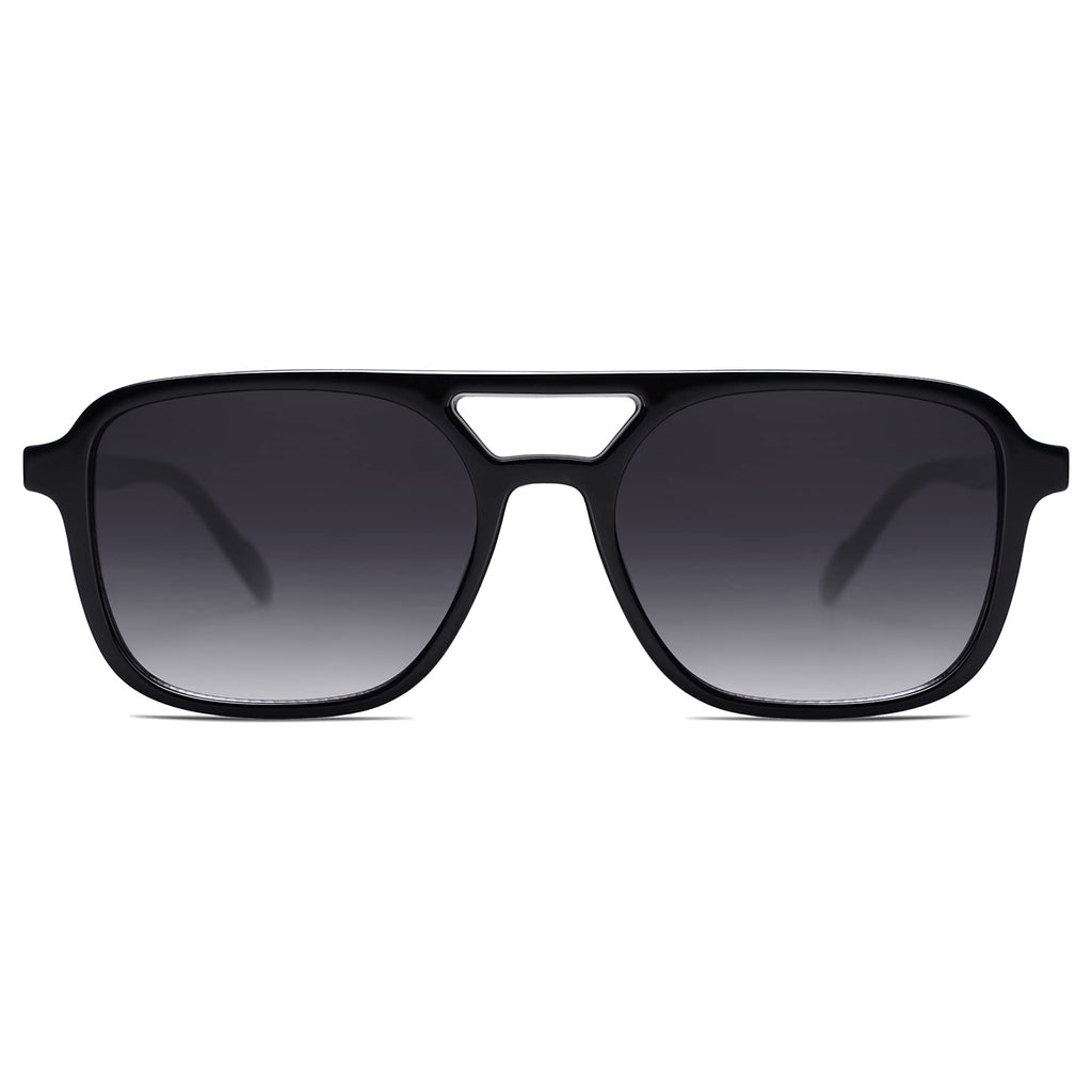 Sojos Retro Aviator Sunglasses Women Men Trendy Rectangle Shades