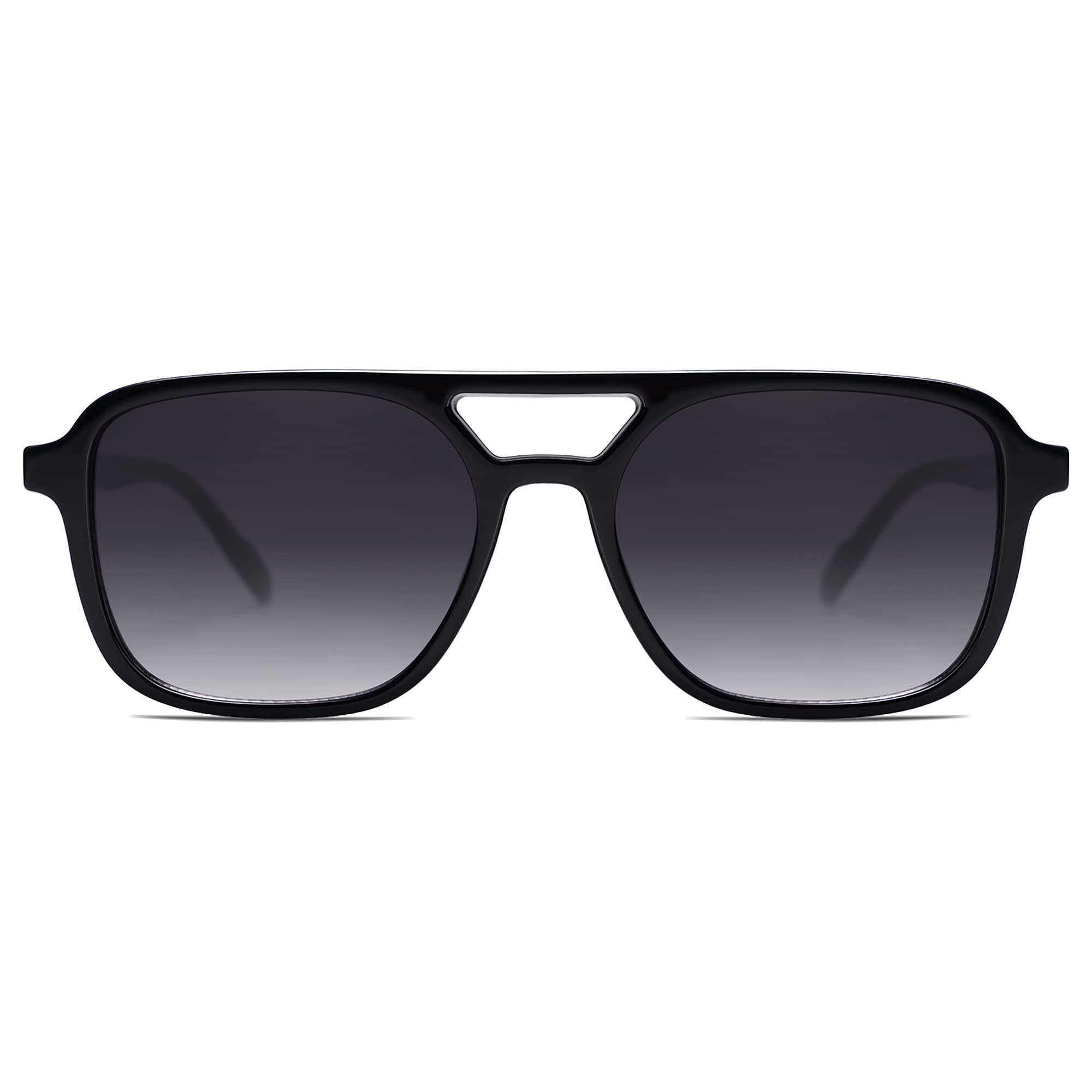 Sojos Retro Aviator Sunglasses Women Men Trendy Rectangle Shades