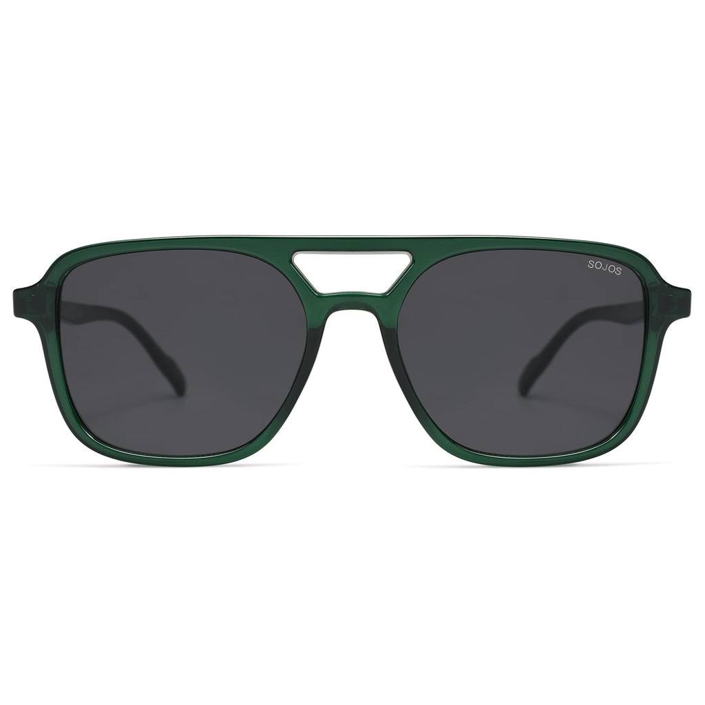 Sojos Retro Aviator Sunglasses Women Men Trendy Rectangle Shades