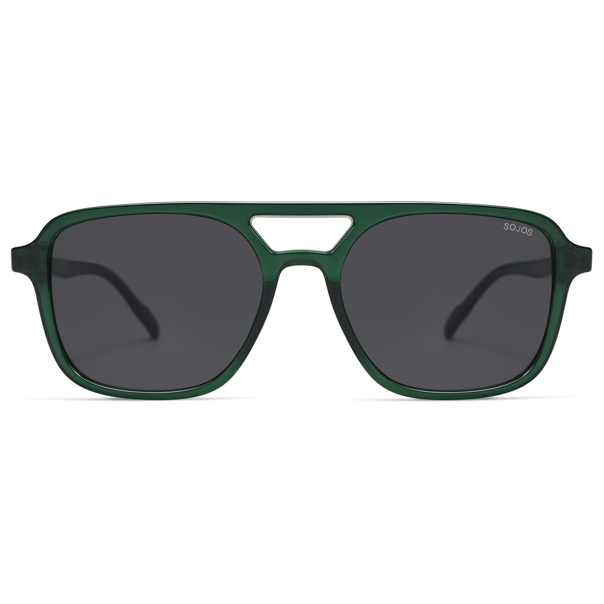Sojos Retro Aviator Sunglasses Women Men Trendy Rectangle Shades