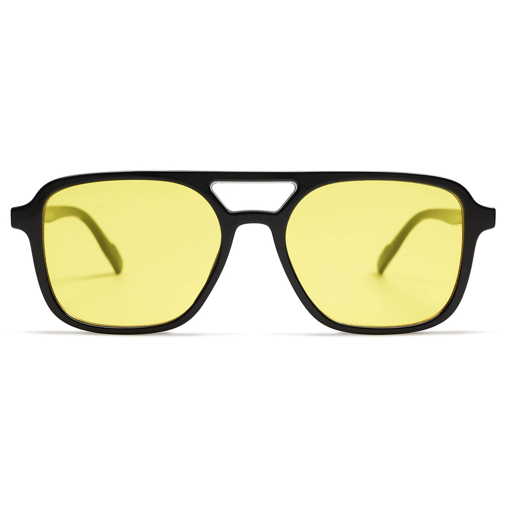 Sojos Retro Aviator Sunglasses Women Men Trendy Rectangle Shades