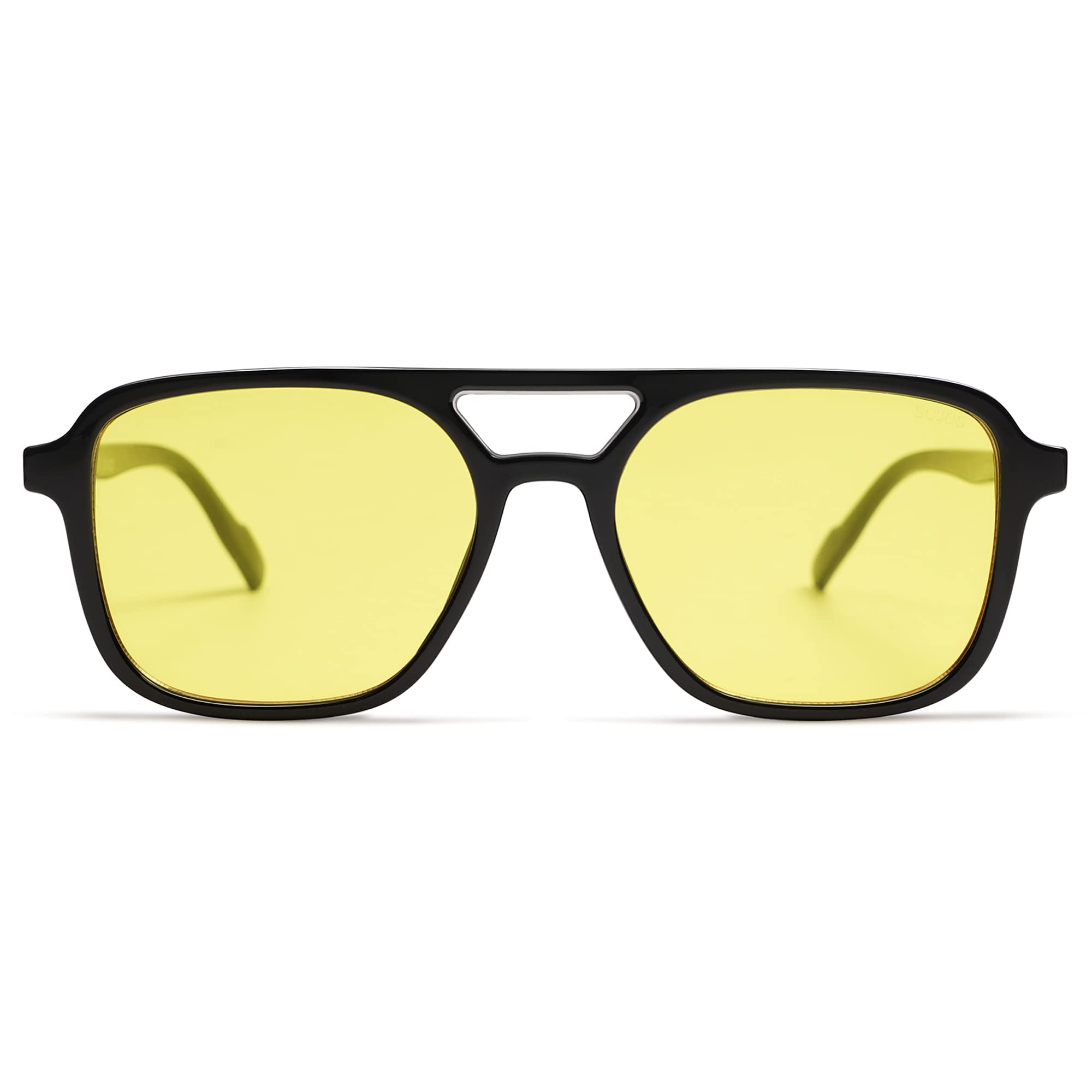Sojos Retro Aviator Sunglasses Women Men Trendy Rectangle Shades