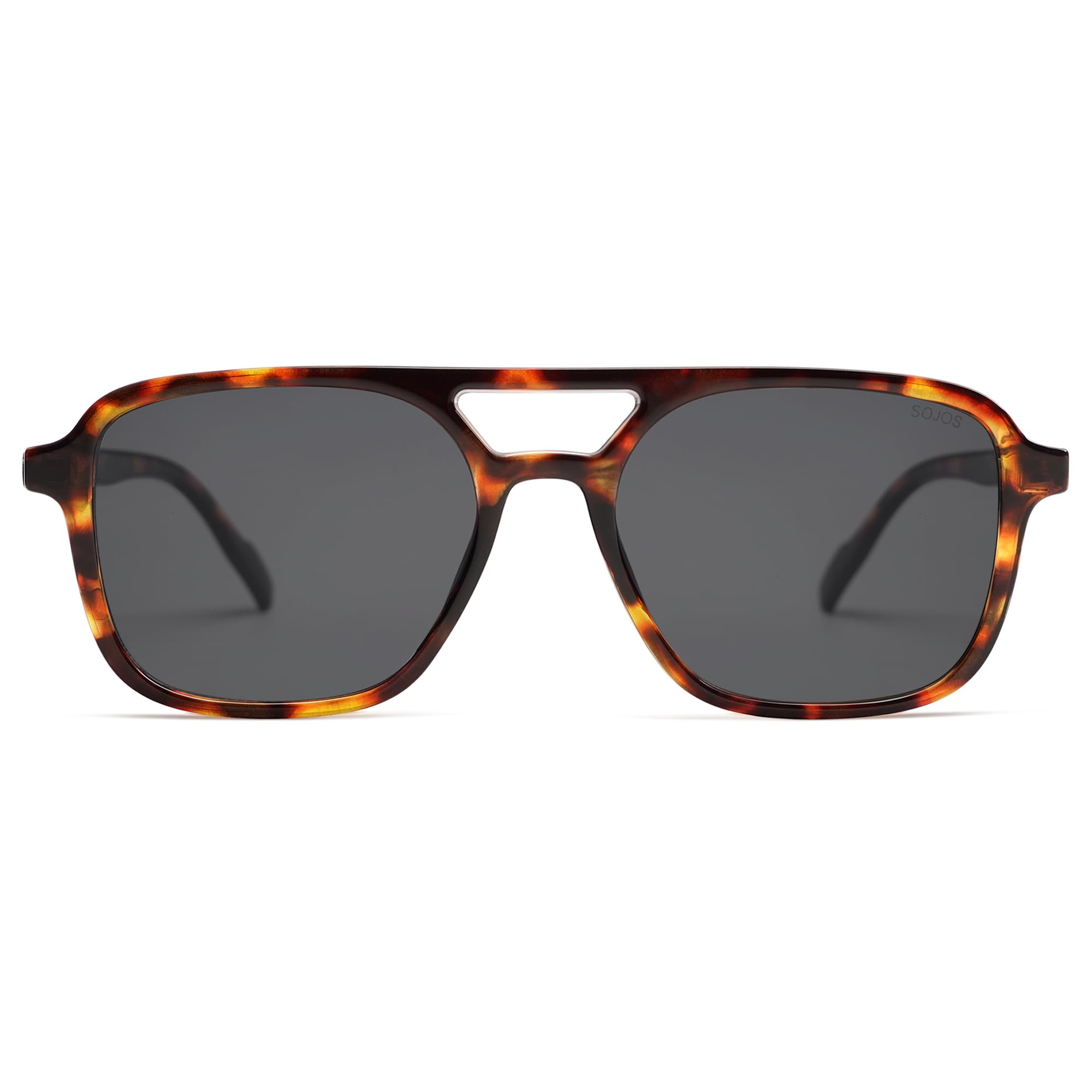 Sojos Retro Aviator Sunglasses Women Men Trendy Rectangle Shades