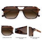 Sojos Retro Aviator Sunglasses Women Men Trendy Rectangle Shades