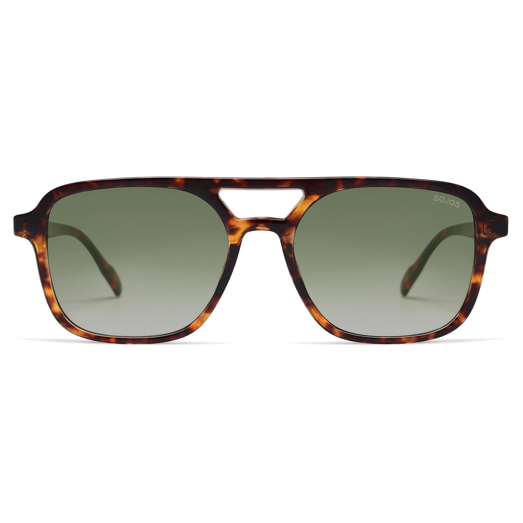 Sojos Retro Aviator Sunglasses Women Men Trendy Rectangle Shades