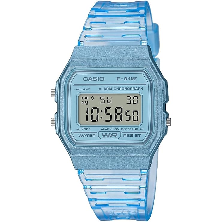 Casio F91W Series | Digital Watch | Water Resistant | LED Light