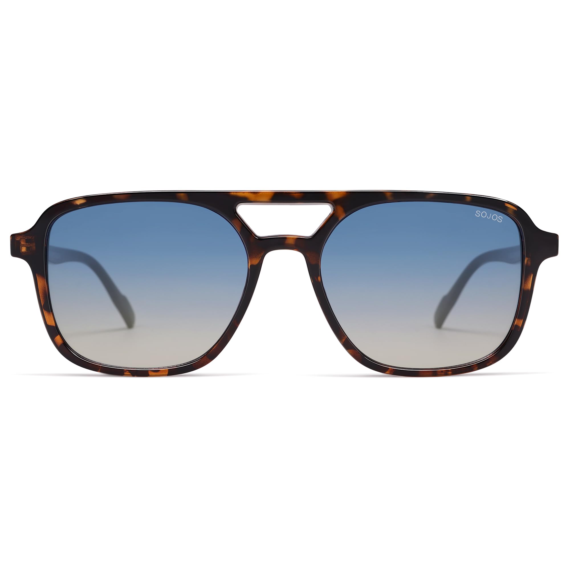 Sojos Retro Aviator Sunglasses Women Men Trendy Rectangle Shades