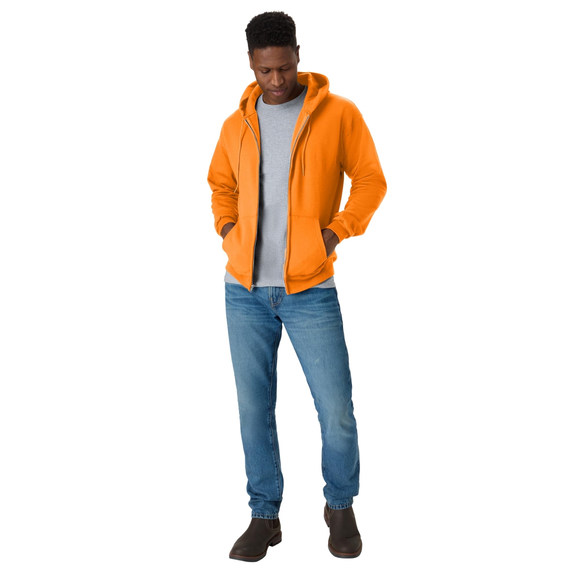 Hanes Men's EcoSmart Fleece Full-Zip Hoodie