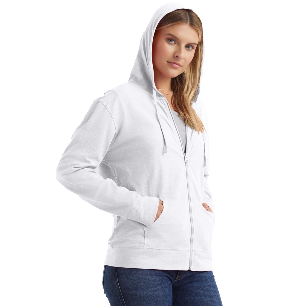 Hanes Women's Lightweight Full Zip Hoodie