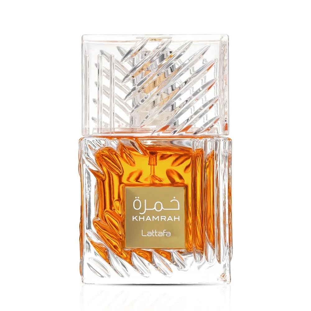 Lattafa Khamrah - Vanilla, Warm Spicy, Amber, Cinnamon - Eau de Parfum Long-Lasting Fragrance for Unisex, 3.40 Ounce