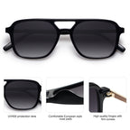 Sojos Retro Aviator Sunglasses Women Men Trendy Rectangle Shades