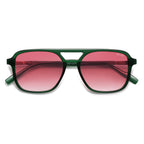 Sojos Retro Aviator Sunglasses Women Men Trendy Rectangle Shades
