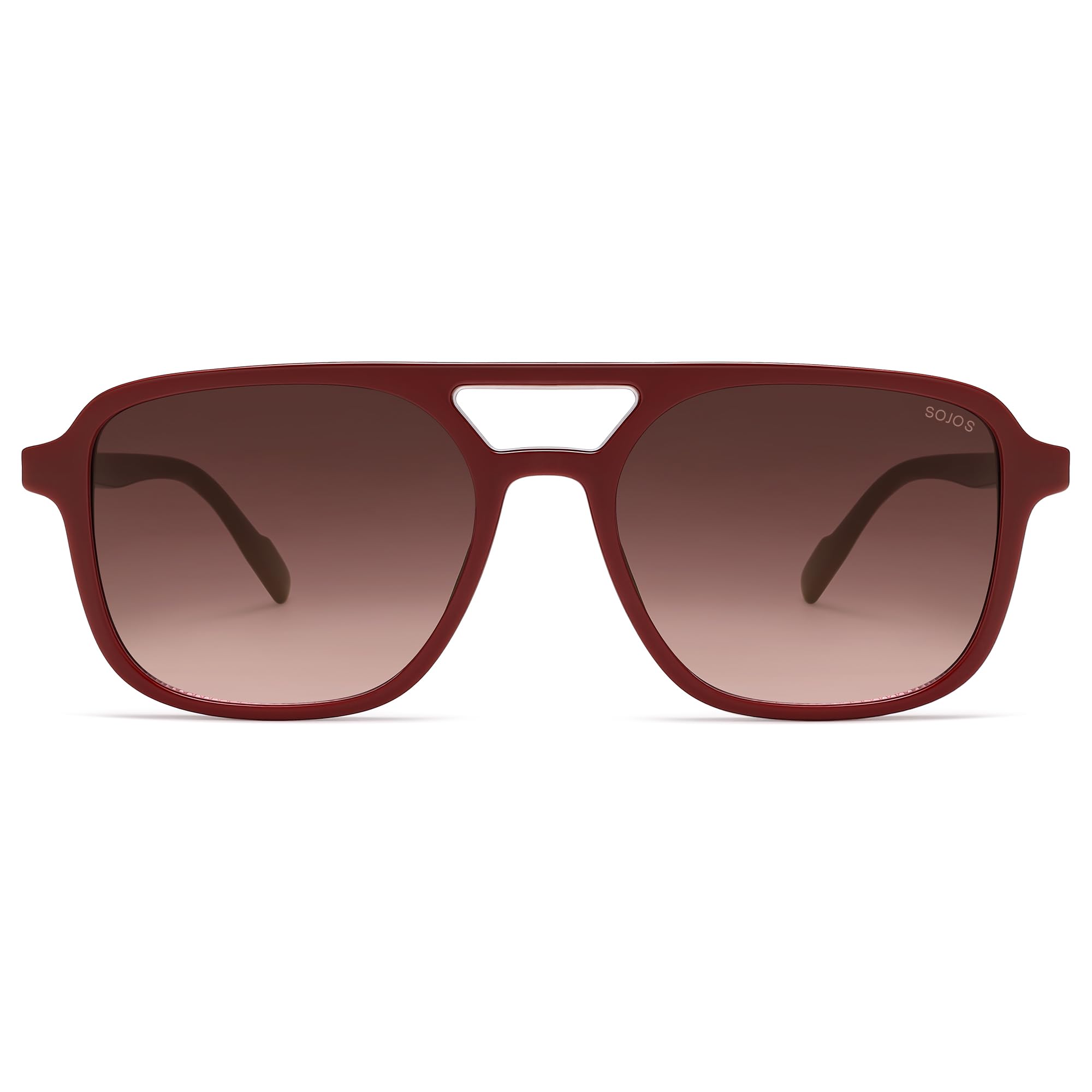 Sojos Retro Aviator Sunglasses Women Men Trendy Rectangle Shades