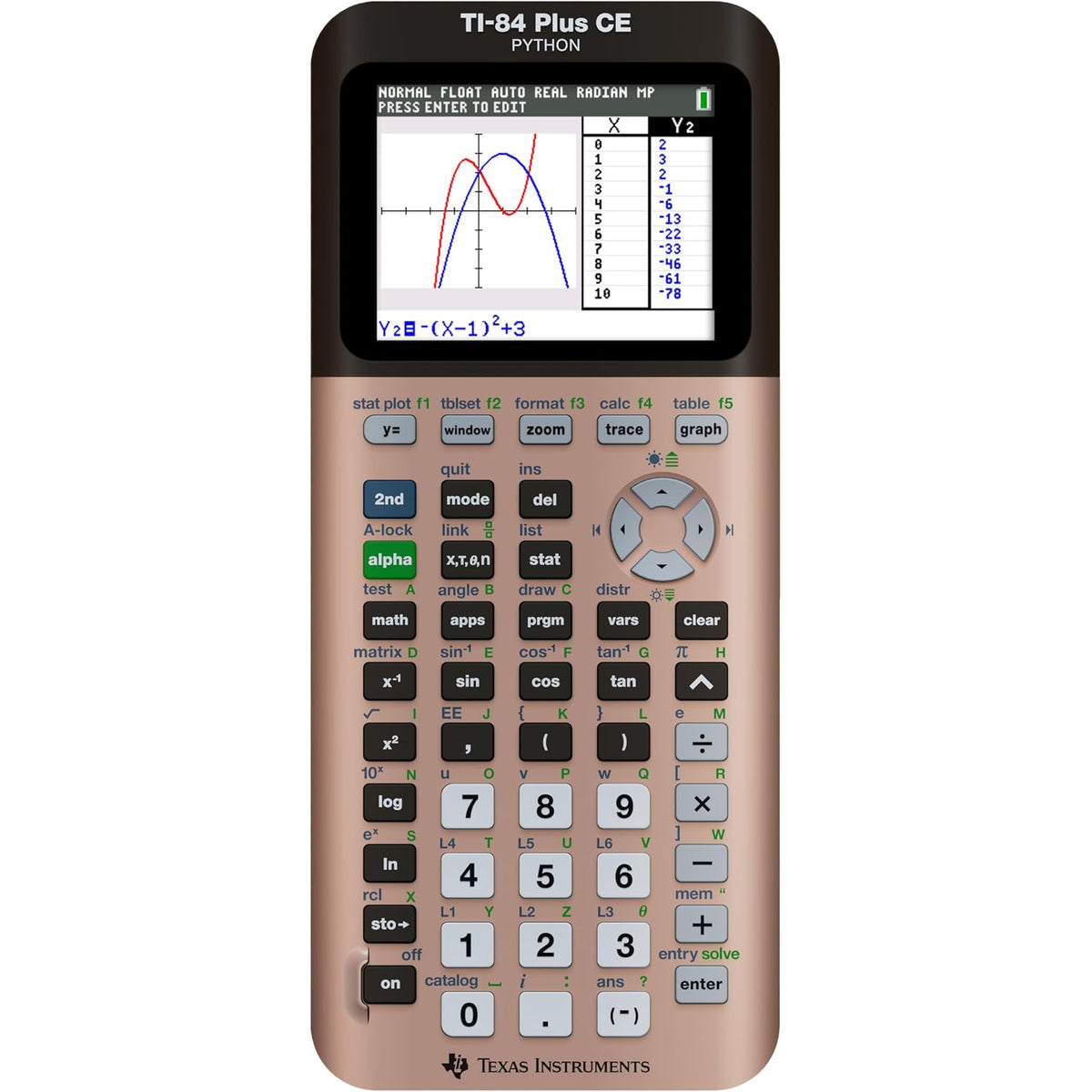 Texas Instruments Ti-84 Plus CE Graphing Calculator