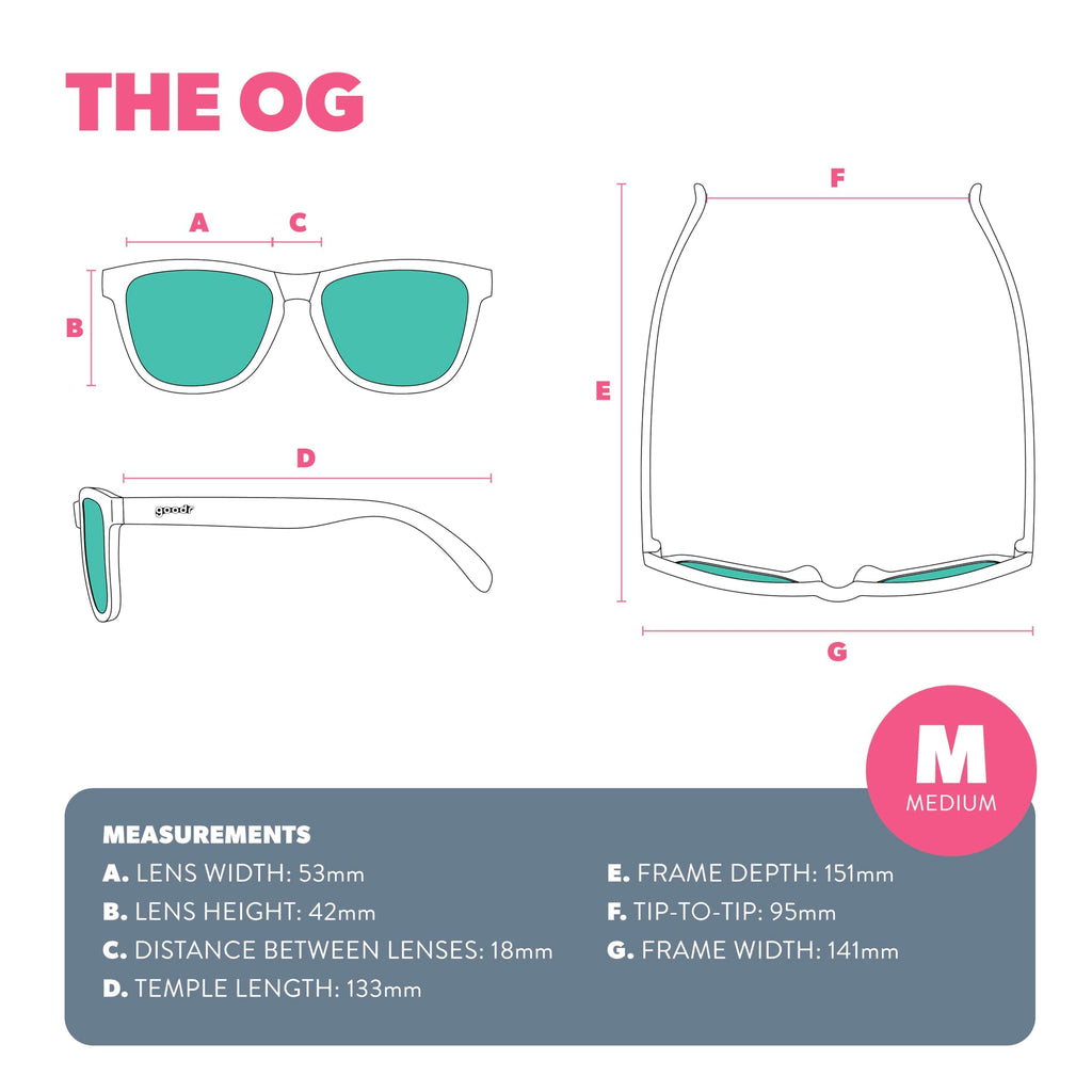 goodr OG Polarized Sunglasses Women & Men
