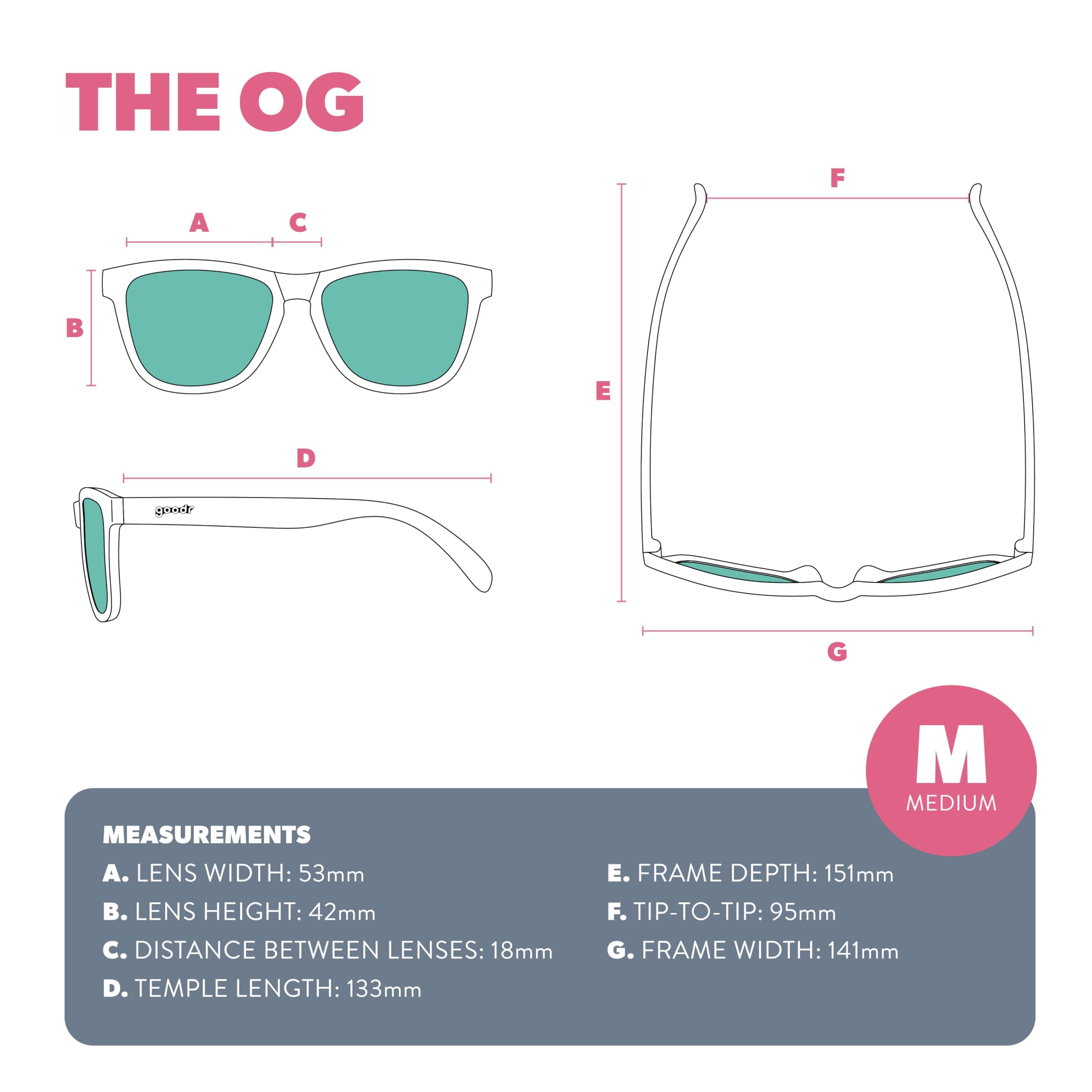 goodr OG Polarized Sunglasses Women & Men