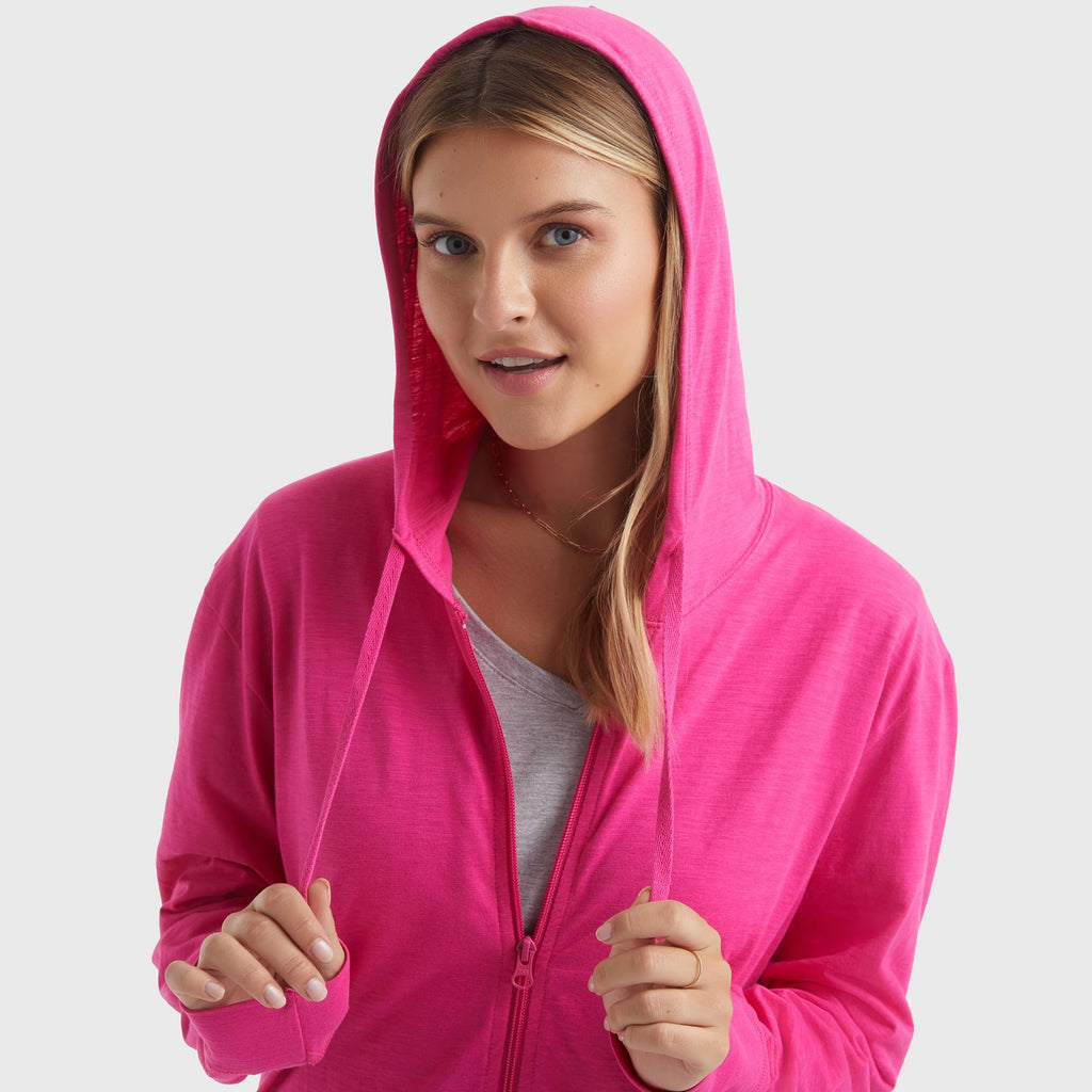 Hanes Women's Lightweight Full Zip Hoodie