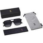 Sojos Retro Aviator Sunglasses Women Men Trendy Rectangle Shades