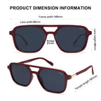 Sojos Retro Aviator Sunglasses Women Men Trendy Rectangle Shades