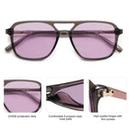 Sojos Retro Aviator Sunglasses Women Men Trendy Rectangle Shades
