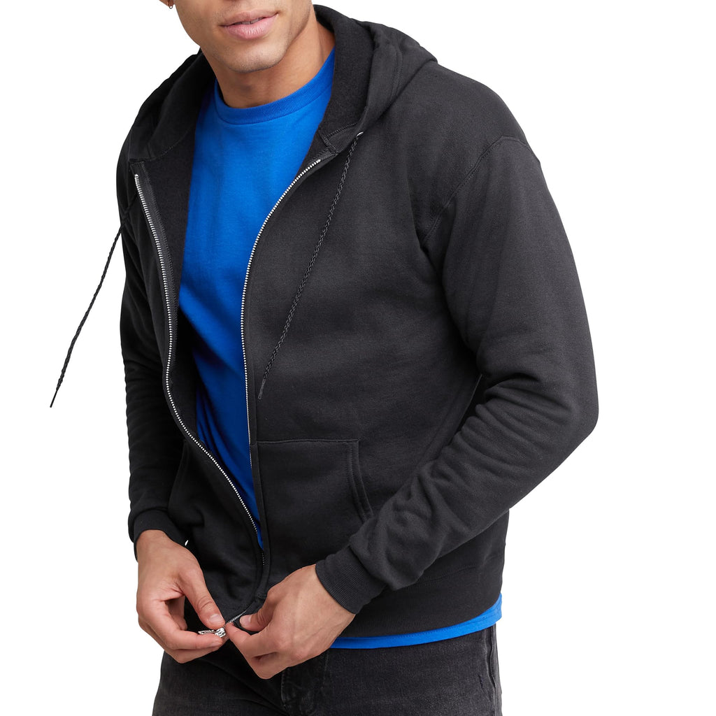 Hanes Men's EcoSmart Fleece Full-Zip Hoodie