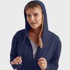 Hanes Women's Lightweight Full Zip Hoodie