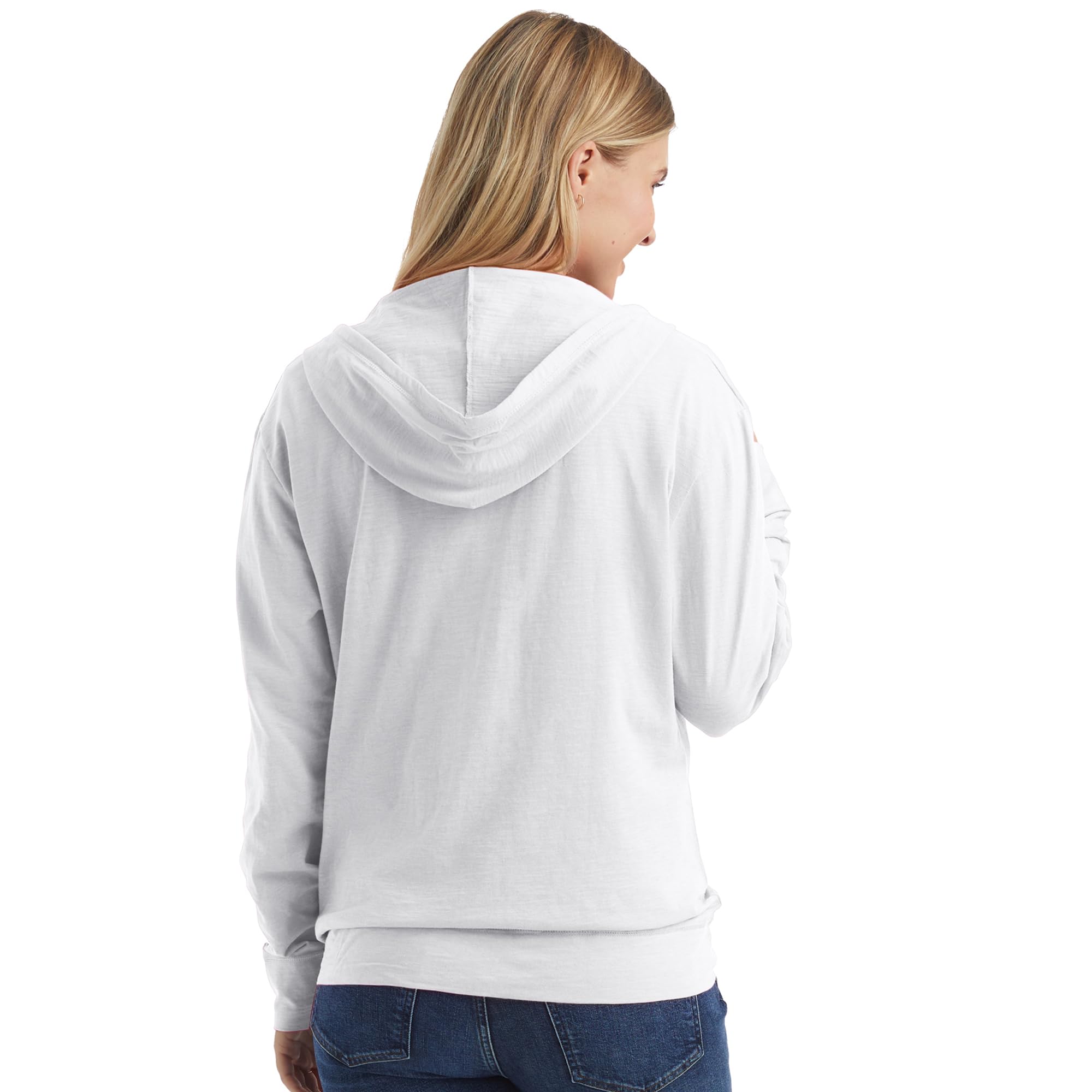 Hanes Women's Lightweight Full Zip Hoodie