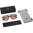 Sojos Retro Aviator Sunglasses Women Men Trendy Rectangle Shades