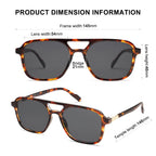 Sojos Retro Aviator Sunglasses Women Men Trendy Rectangle Shades