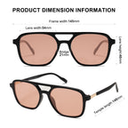 Sojos Retro Aviator Sunglasses Women Men Trendy Rectangle Shades