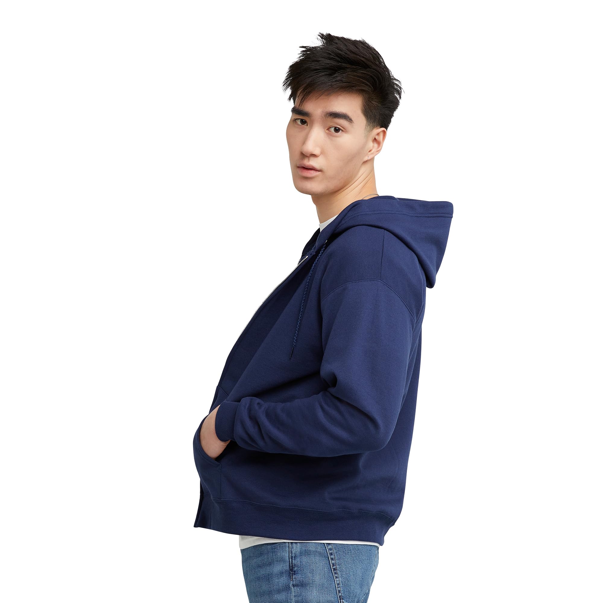 Hanes Men's EcoSmart Fleece Full-Zip Hoodie