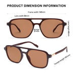 Sojos Retro Aviator Sunglasses Women Men Trendy Rectangle Shades
