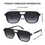 Sojos Retro Aviator Sunglasses Women Men Trendy Rectangle Shades