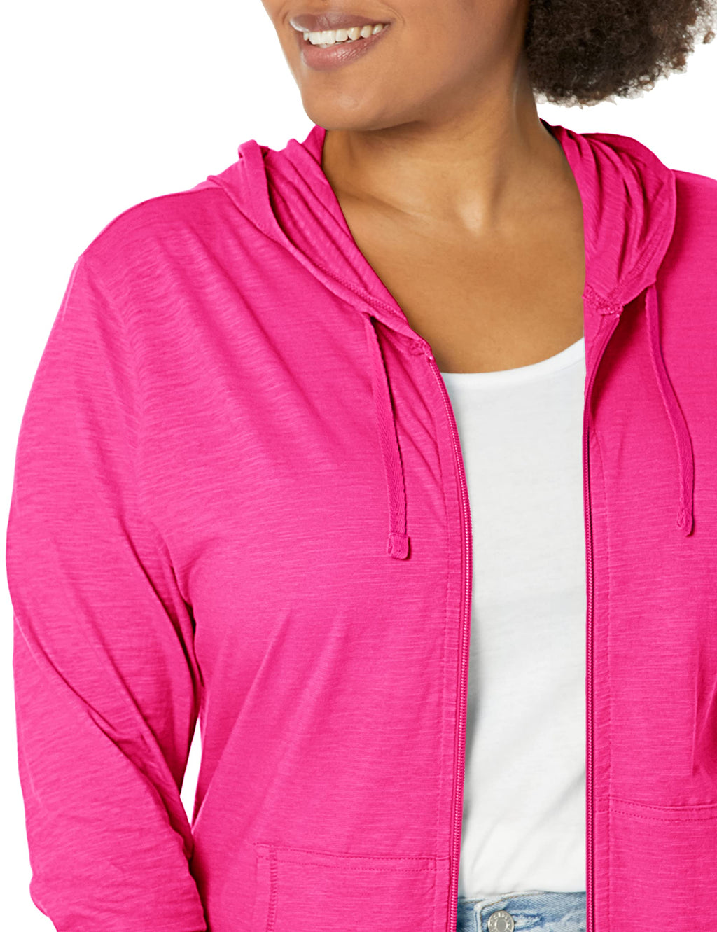 Hanes Women's Lightweight Full Zip Hoodie