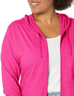 Hanes Women's Lightweight Full Zip Hoodie