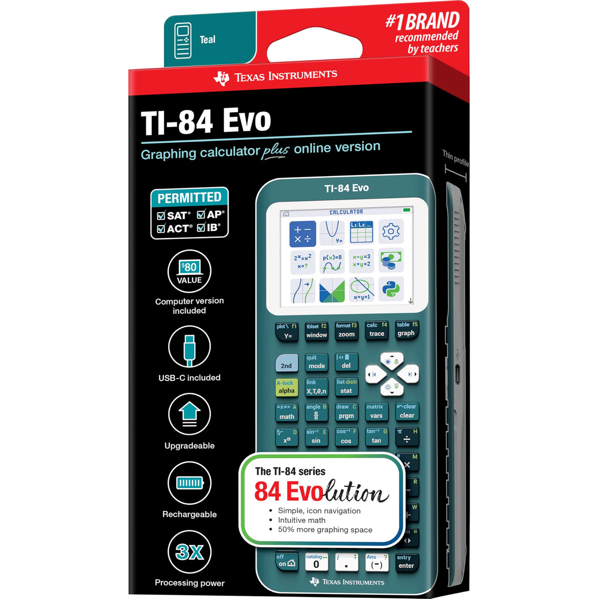 Texas Instruments TI-84 Evo Graphing Calculator