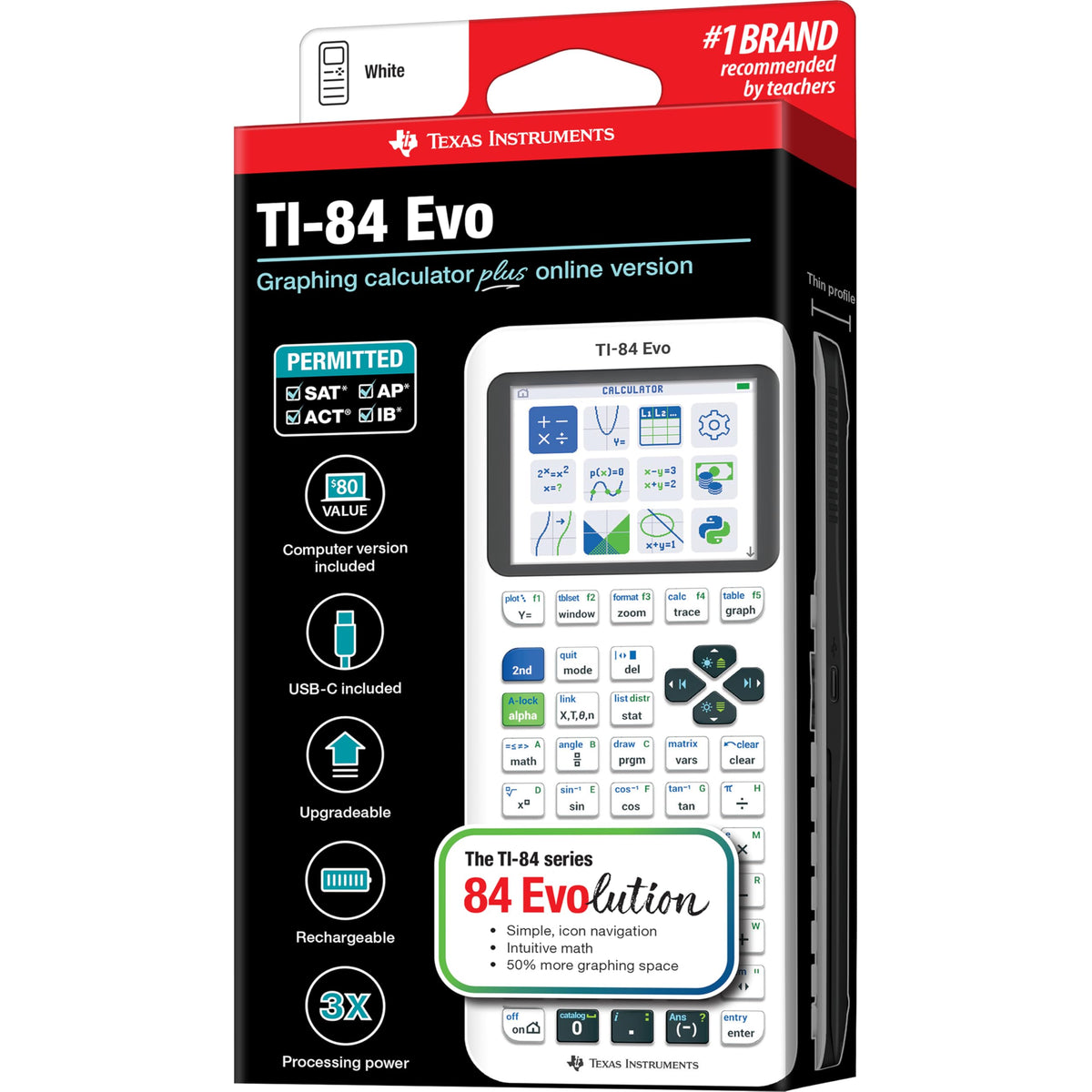 Texas Instruments TI-84 Evo Graphing Calculator